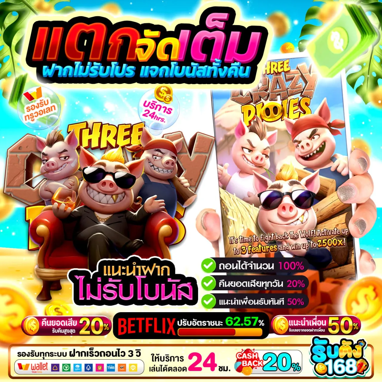 รวมโปรสล็อต ฝาก20รับ100 ล่าสุด