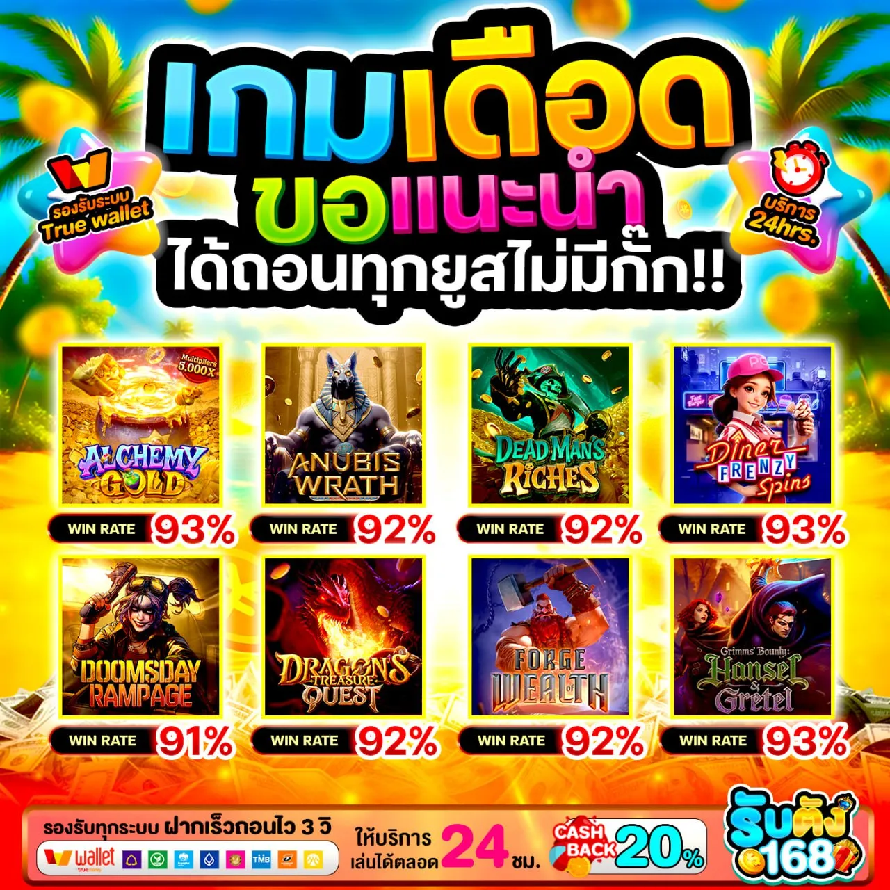 เกมกระแสแรง BETFLIX WALLET แตกหนักสุดสัปดาห์นี้